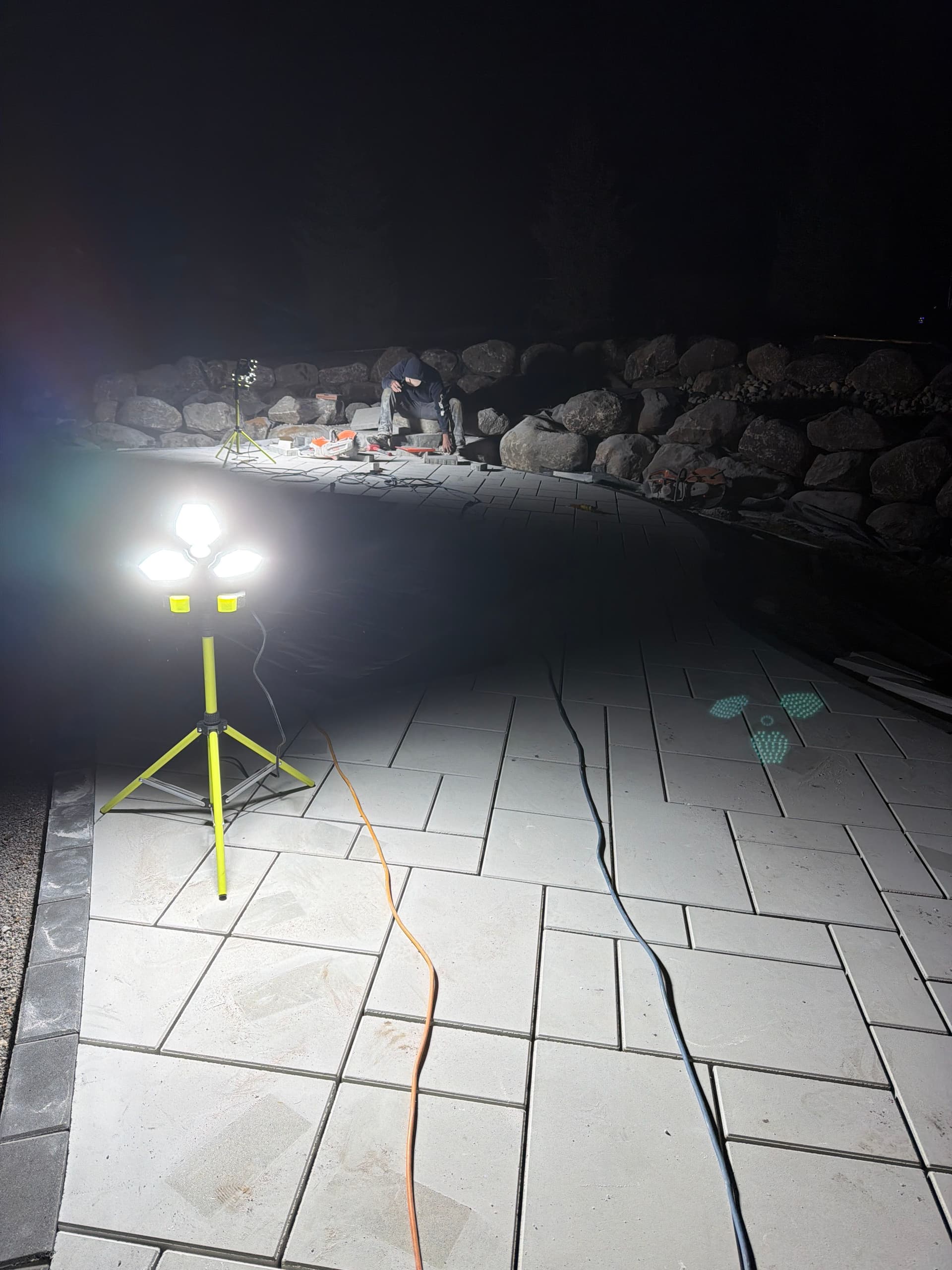 Gallery photos for Yard Renovation with Boulder Walls & Paver Patios in Minnetonka: Image #3